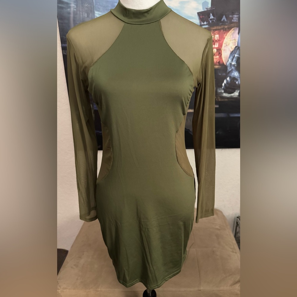 Green Bodycon Dress